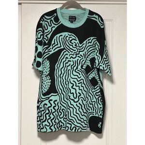 Diamond Supply Co. Black and Mint Graphic Shirt